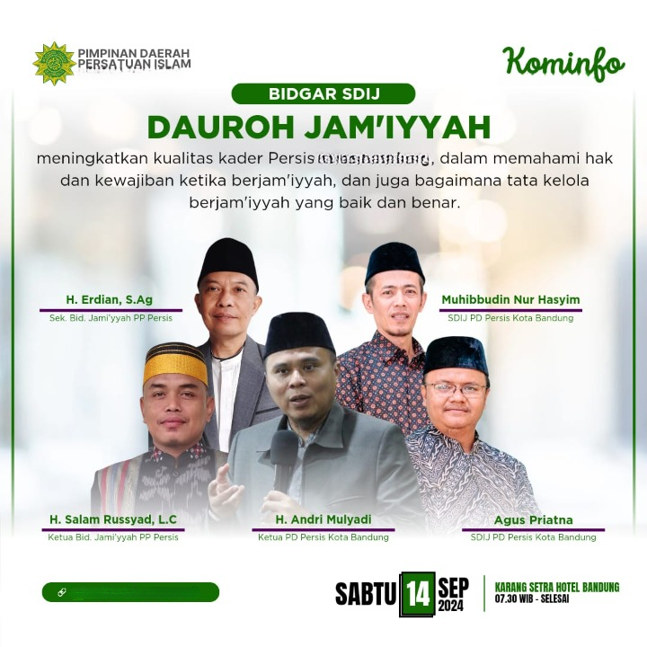 Dauroh Jamiyyah SDIJ PD PERSIS Kabupaten Pasaman